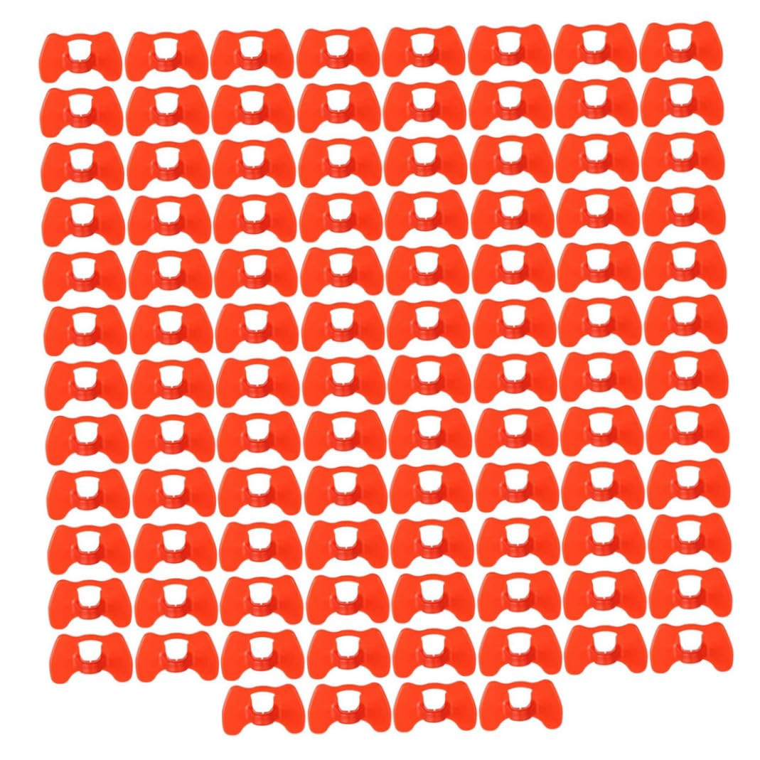 100PCS Chicken Glasses Chicken Eye Glasses Anti-Pecking Chickens Goggles Farming Equipment For Chickens Red