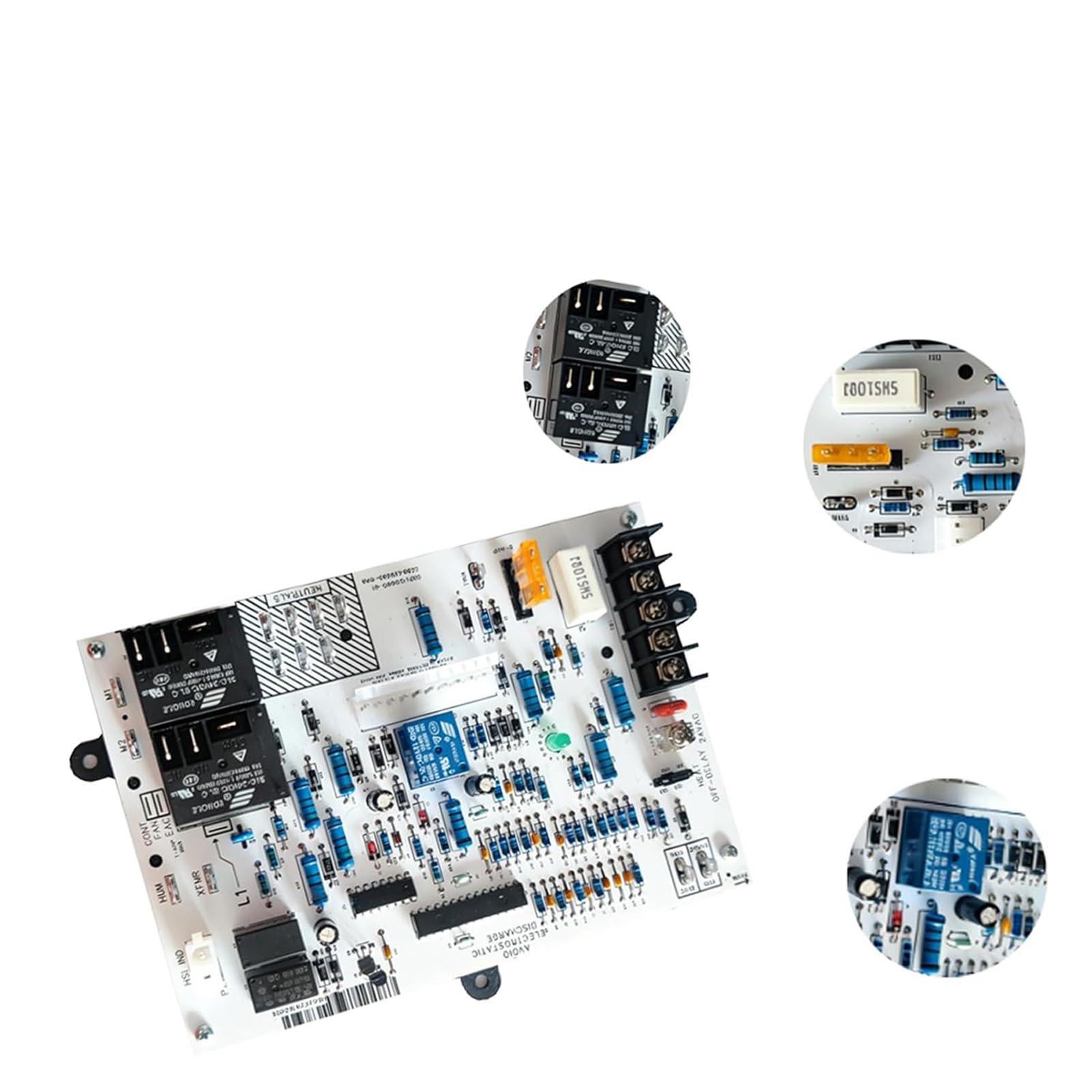 Circuito de placa de control de hornos de respuesta rápida, compatibilidad universal, fácil reemplazo para aparatos de calefacción, reemplazo de control