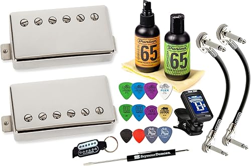 Miniatura 9 de Seymour Duncan Slash 2.0 - Juego de pastillas Humbucker para guitarra eléctrica con Tonebird Care, púas, afinador, paquete de herramientas Hotter