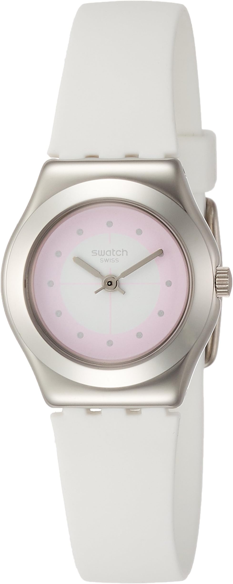Swatch Women's Analogue Quartz Watch with Silicone Strap YSS316