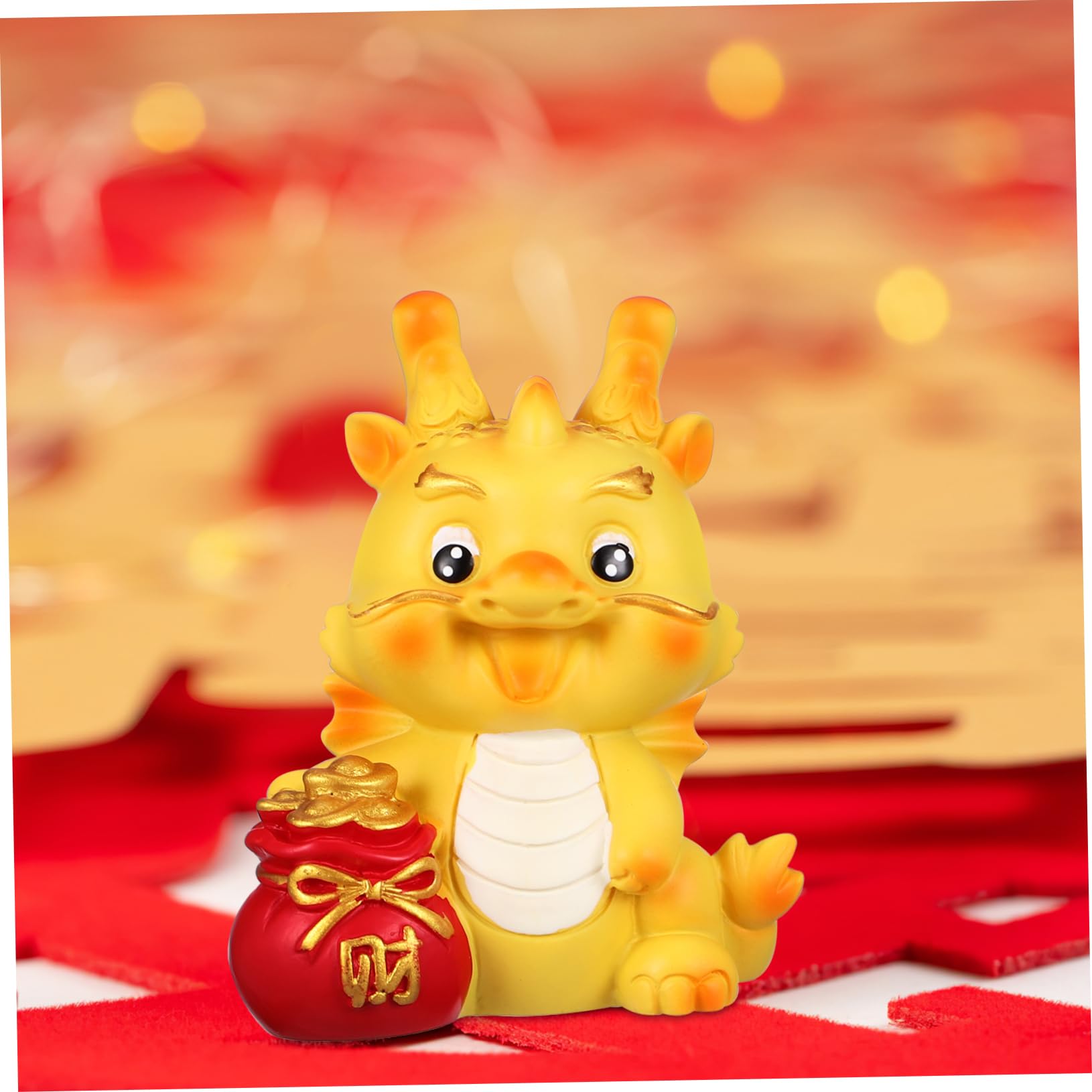 Amazon.co.jp: Toddmomy 4 個 風水龍像 ミニチュア 像 新築祝いの