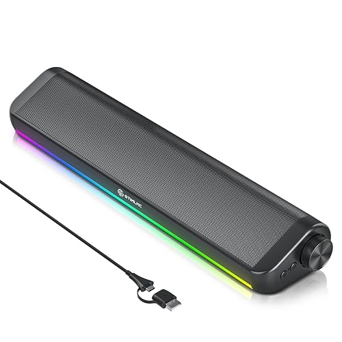 Tylubio HiFi Stereo PC Soundbar