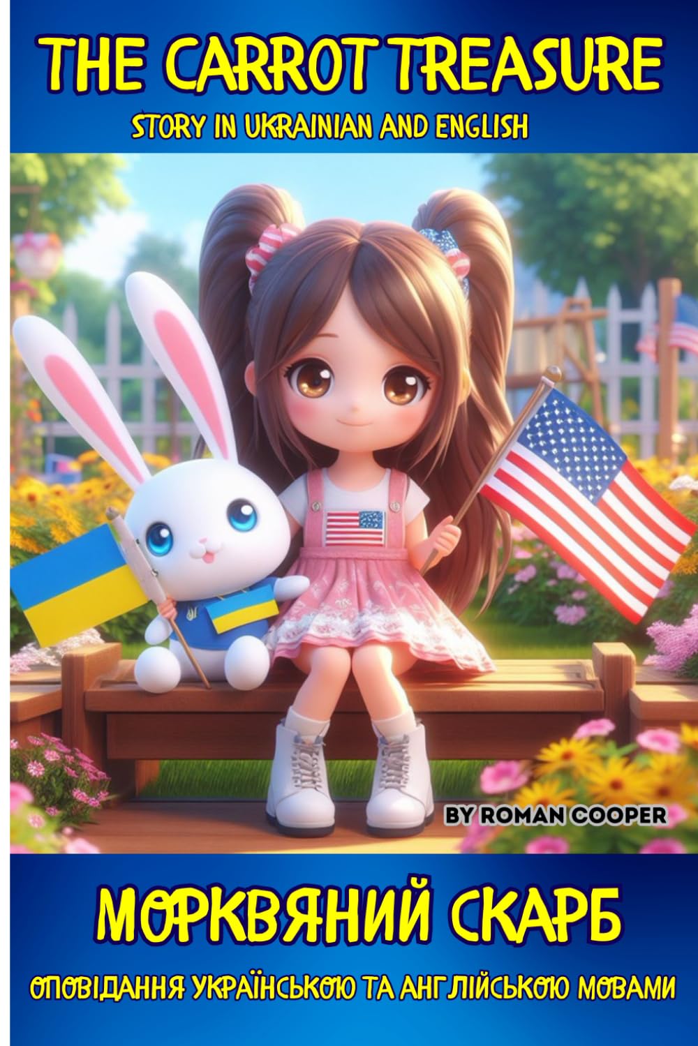 The Carrot Treasure: Story in ukrainian and english (Dual language: English and Ukrainian)