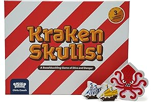 Kraken Skulls: A Swashbuckling Pirate Board Game of Dice and Danger!