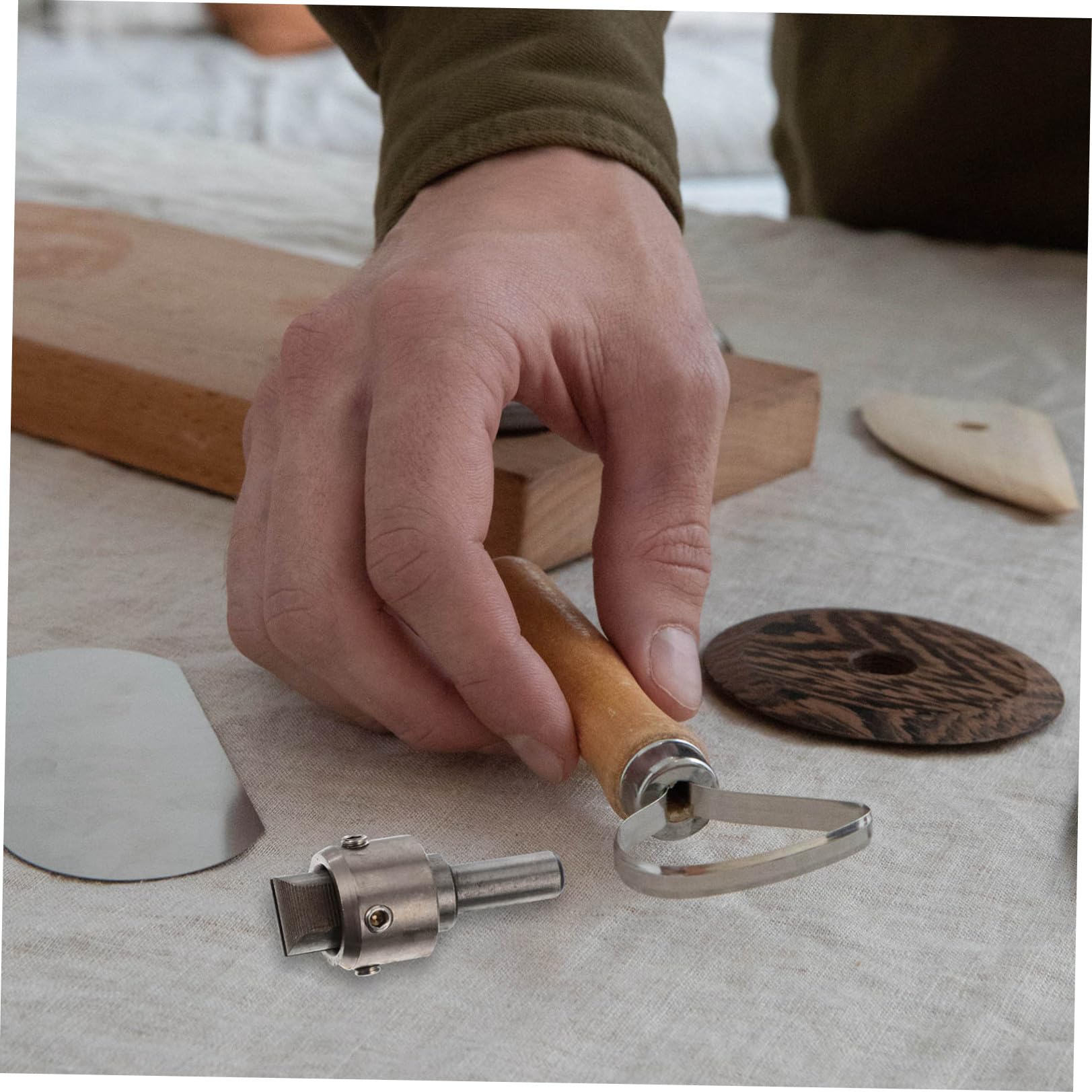 Juego de Brocas para Anillos de Madera, 1 Set de Acero