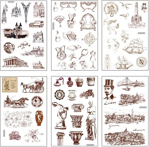 Miniatura 8 de Juego de 12 hojas de calcomanías Washi de helado para bebidas, postres, frutas, aperitivos, manualidades, para álbumes de recortes, diario, collage