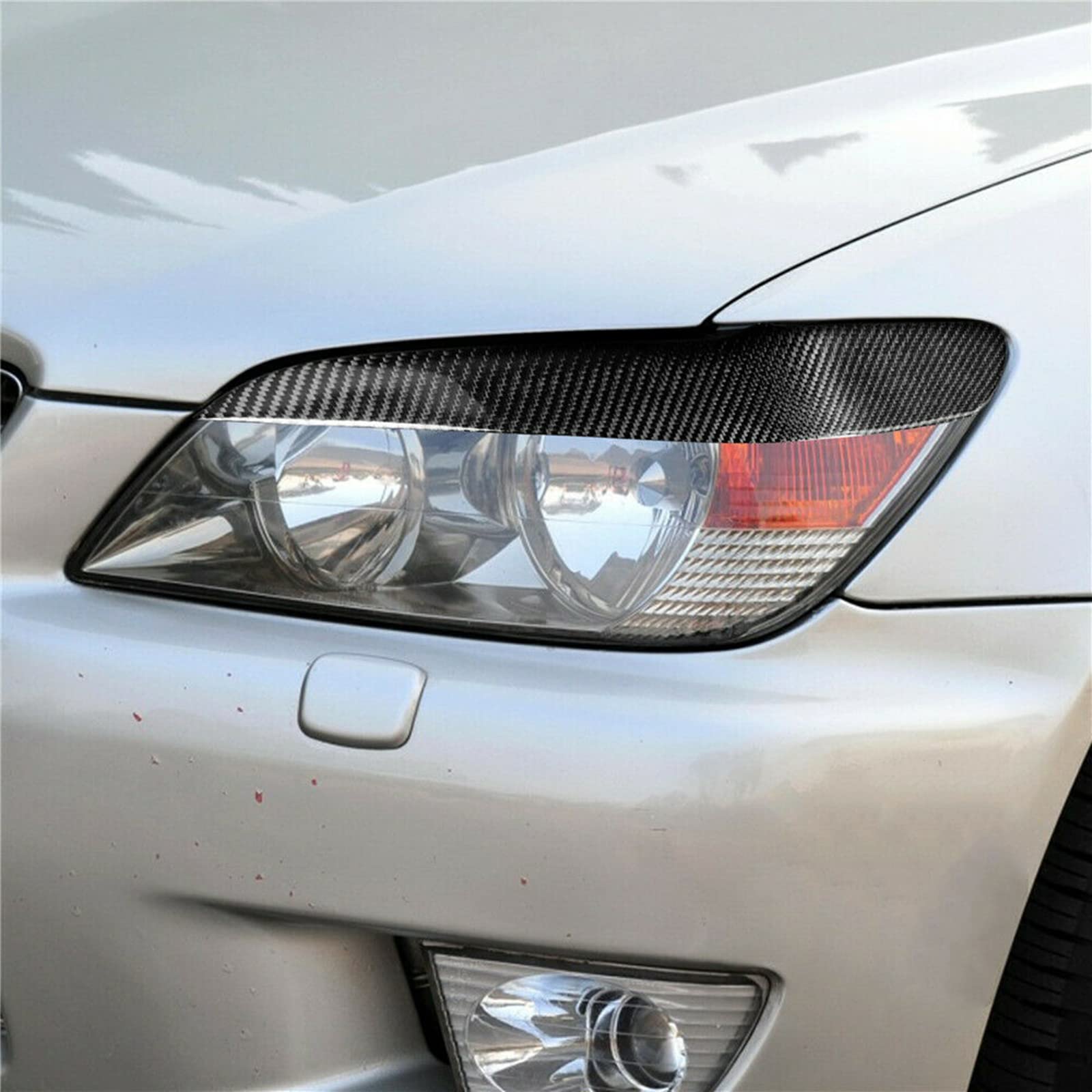 Naklejka na przedni reflektor samochodowy, powieka, brwi, Compatible With LEXUS, IS200 IS300 1998-2005