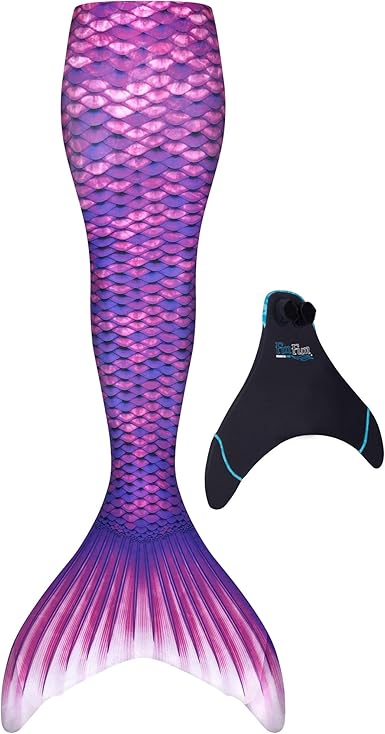 Girls mermaid tail with monofin Clearance