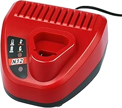 ASUNCELL 12V Charger Replacement for Milwaukee M12 Batteries, Compatible with All M12 Batteries 48-11-2401, 48-11-2402, 48-11-2420, 48-11-2430, 48-11-2440, 48-11-2460, 48-18-18-11-24 60, 48-18-11-2460