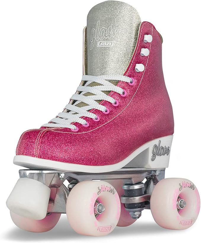 Amazon Com Crazy Skates Glam Roller Skates For Women And Girls Dazzling Glitter Sparkle Quad Skates Sports Outdoors