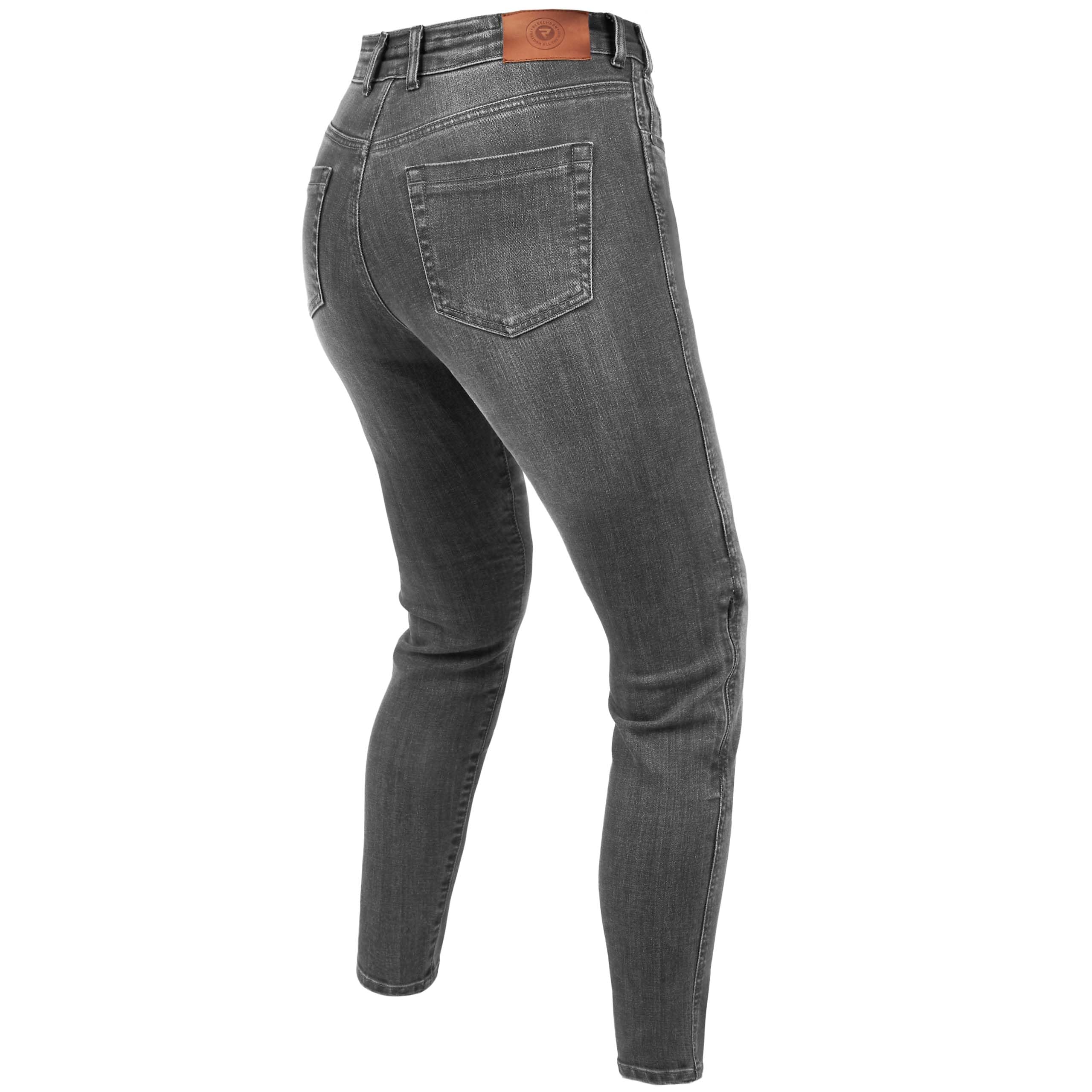REBELHORN Classic III Lady Jeans da Moto Donna | Fodera in Fibra Aramidica | Protezioni Ginocchia e Fianchi SAS-Tec | Skinny Fit