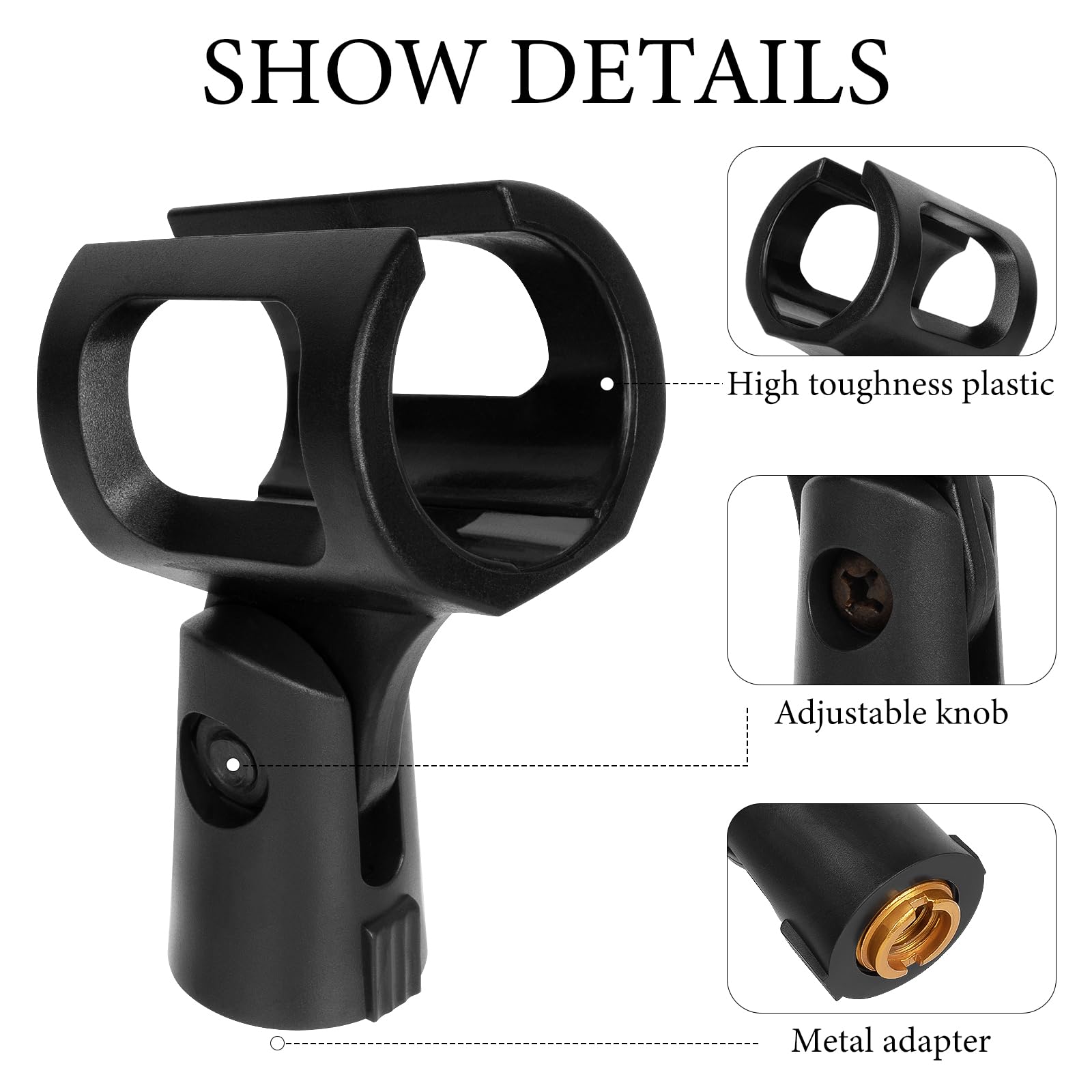 Geekria for Creators Universal Microphone Clip Holder - Image 4
