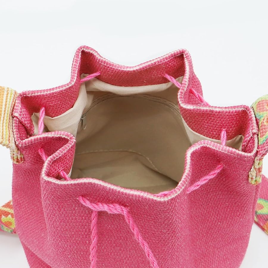 Amazon.com: Canvas Pink Tote Bag, Crossbody Bags for Women