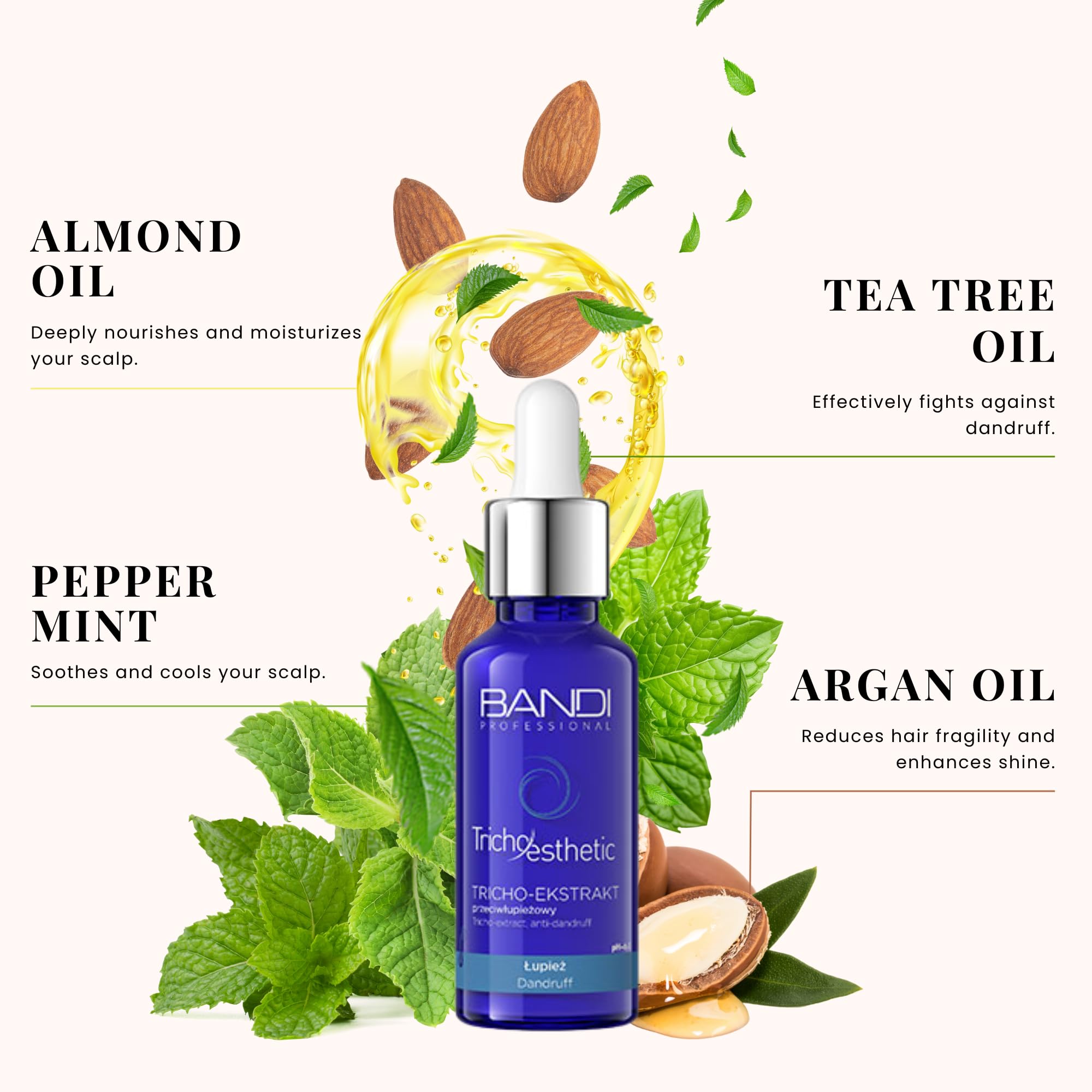 Intensive Anti-Dandruff Scalp Lotion with Soothing Allantoin, Almond, Argan Oils - Image 4