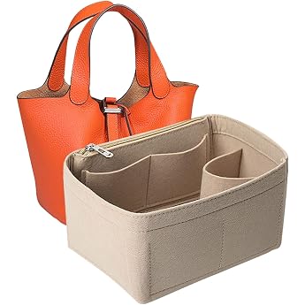 Lckaey Picotin 22 Organiser for Picotin 18 22 Bag Insert 1098Beige-S