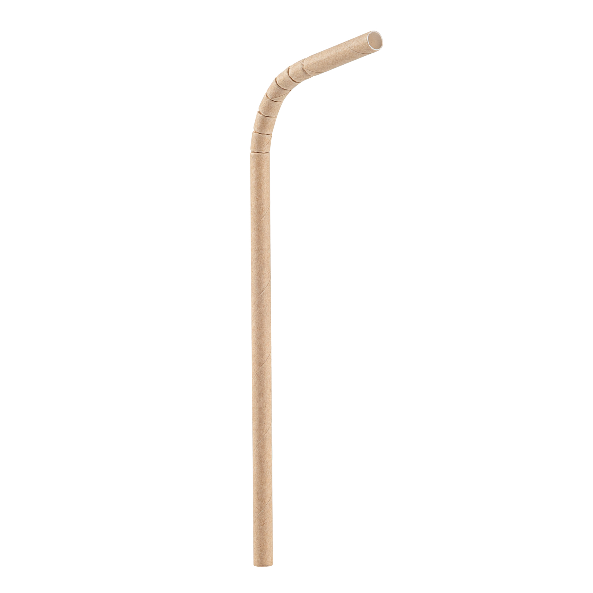 Pitillos de papel flexibles Kraft 1000 unidades 19.69 cm miniatura 7