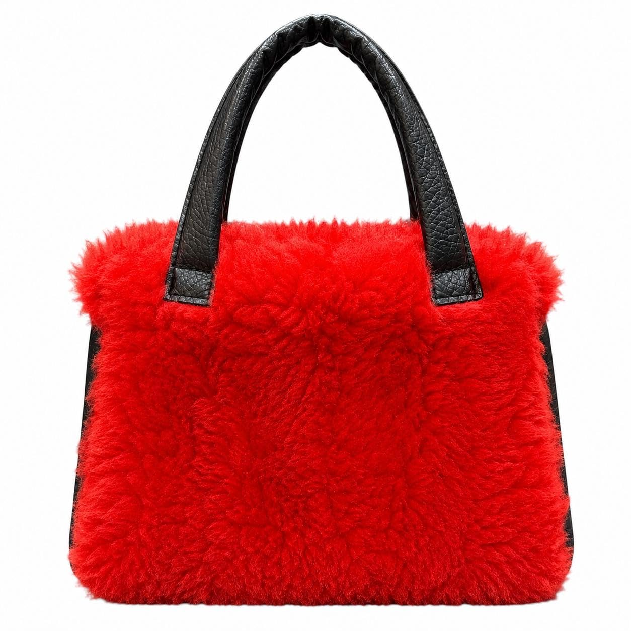 Women's Faux Fur Handbag Soft Plush Winter Fashion Purse for Casual Travel Party and Daily Use-image-24