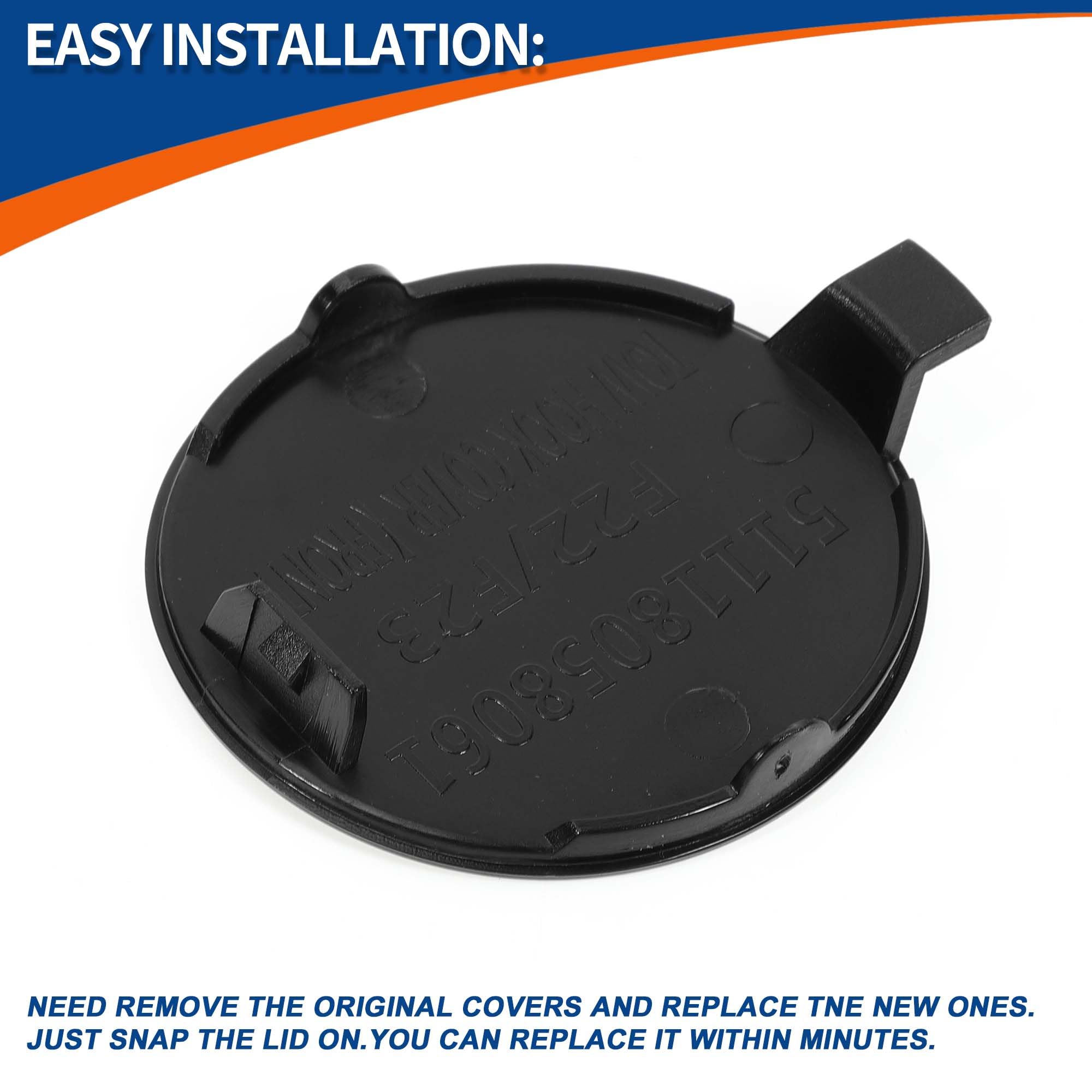 A ABSOPRO Copertura Gancio Traino Per BMW Serie 2 F22 F23 M-Sport 14-21 1pc | Materiale: Plastica, Colore: Non Verniciato, OE: 51118058061, Per BMW 228i/230i/M235i/M240i 14-21, Per Varianti XDrive