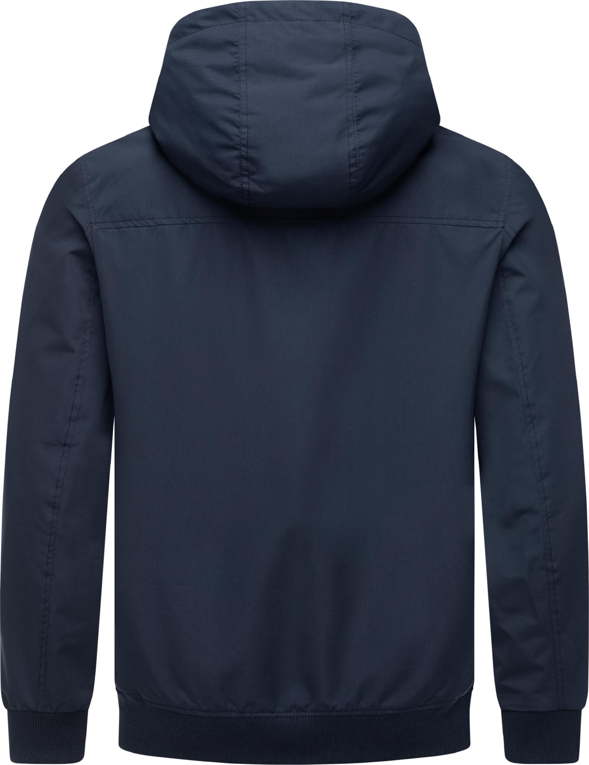 Ragwear Chaqueta de entretiempo ligera para hombre, corta, impermeable, con capucha, Perci YOUMODO S-4XL