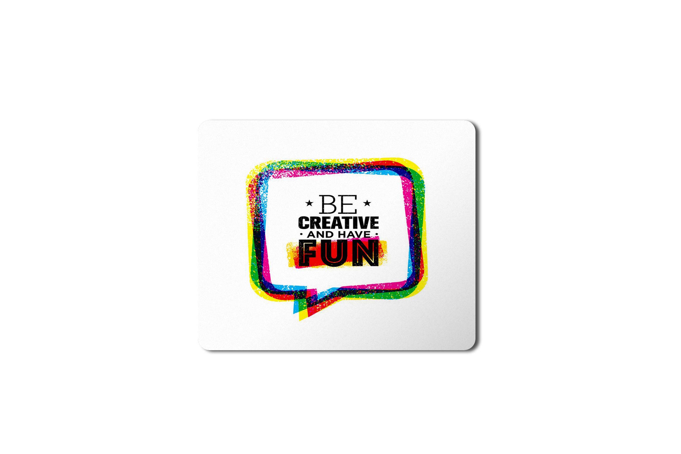 5 Ace be Creative and Have fu HD Printed Designer Speed Mousepad for Laptop|Dekstop|Gamers|Graphic designers-7x8.5 Inches