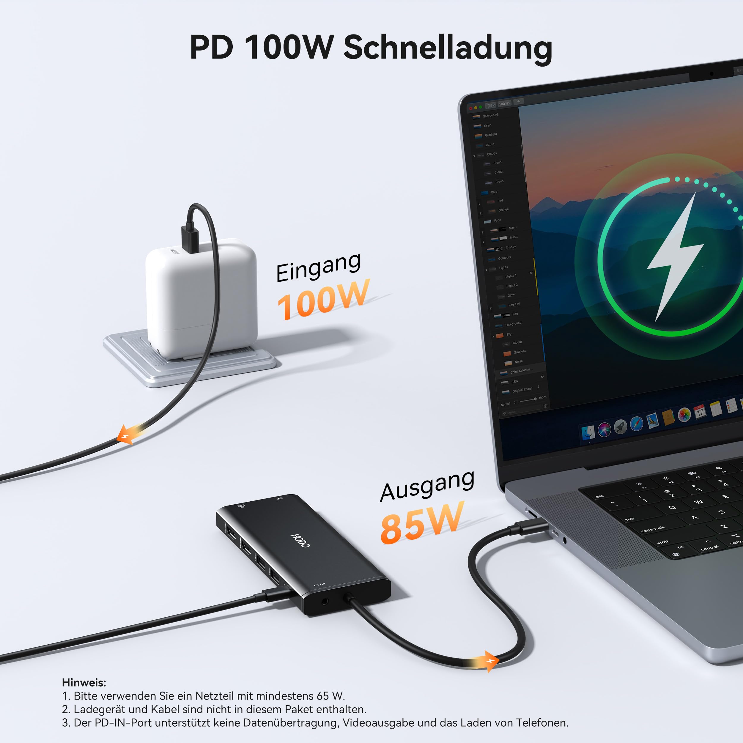 Docking station laptop 2 monitor, docking station 14 in 1 triplo display | Adattatore hub USB C con due HDMI, DisplayPort, Ethernet, PD, 10 Gbps USB C/A, slot per schede SD TF, audio