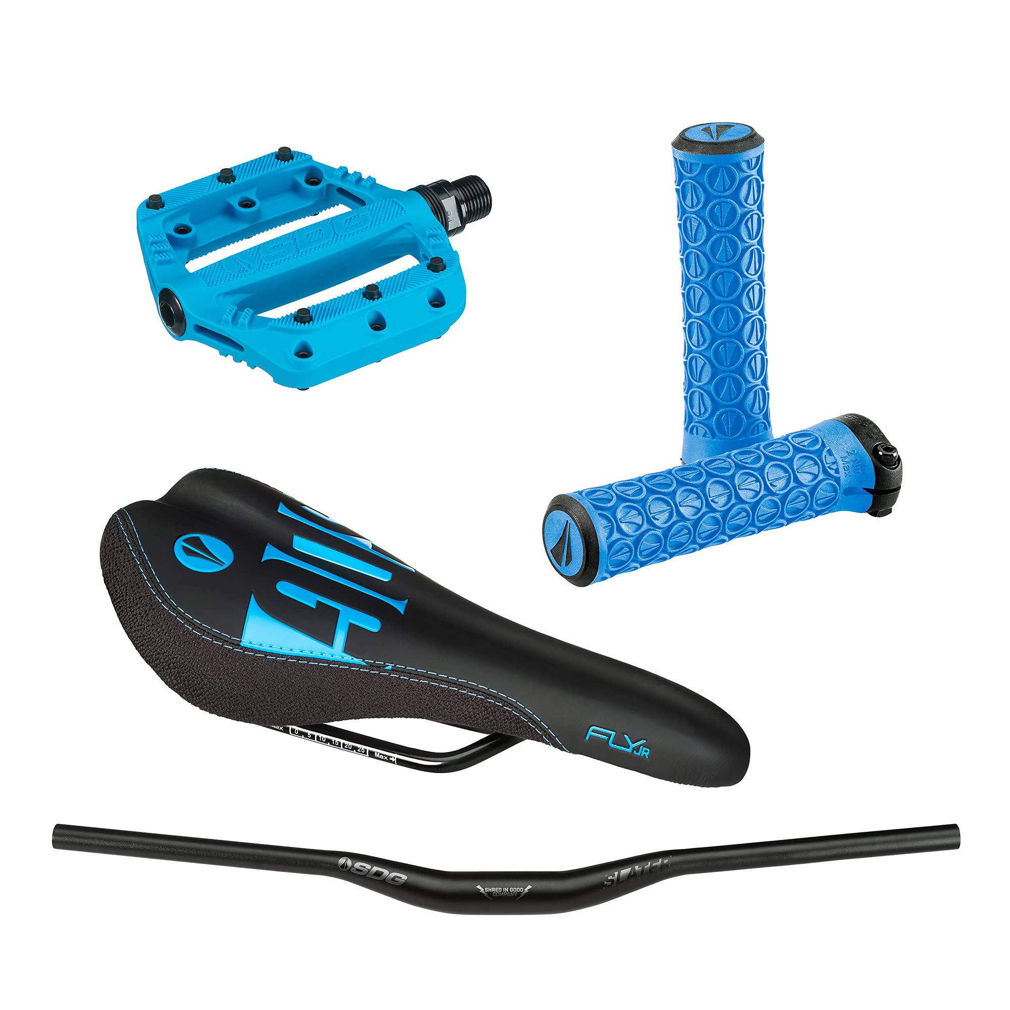 Kit Entretoise Guidon SDG Slater Junior 22,2 - Pour Réparation Ou Customisation De Guidon Vélo
