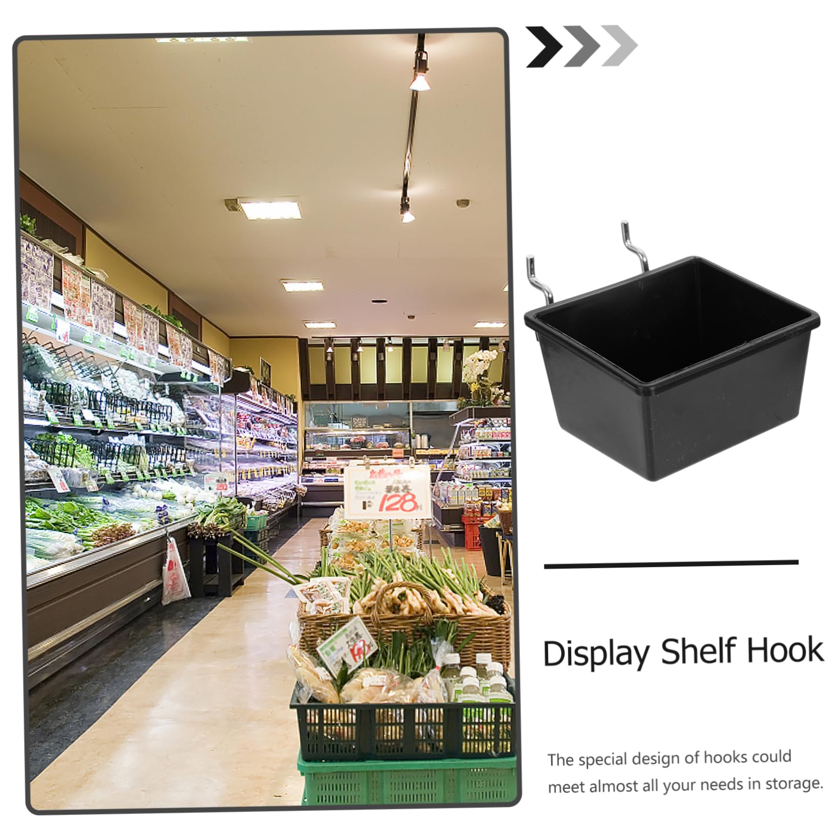 Unomor 101pcs/set Tool Display Shelf Rack Hooks Pegboard Hangers for Home Office Single Hook Tray Set for Organizing Tools Cables