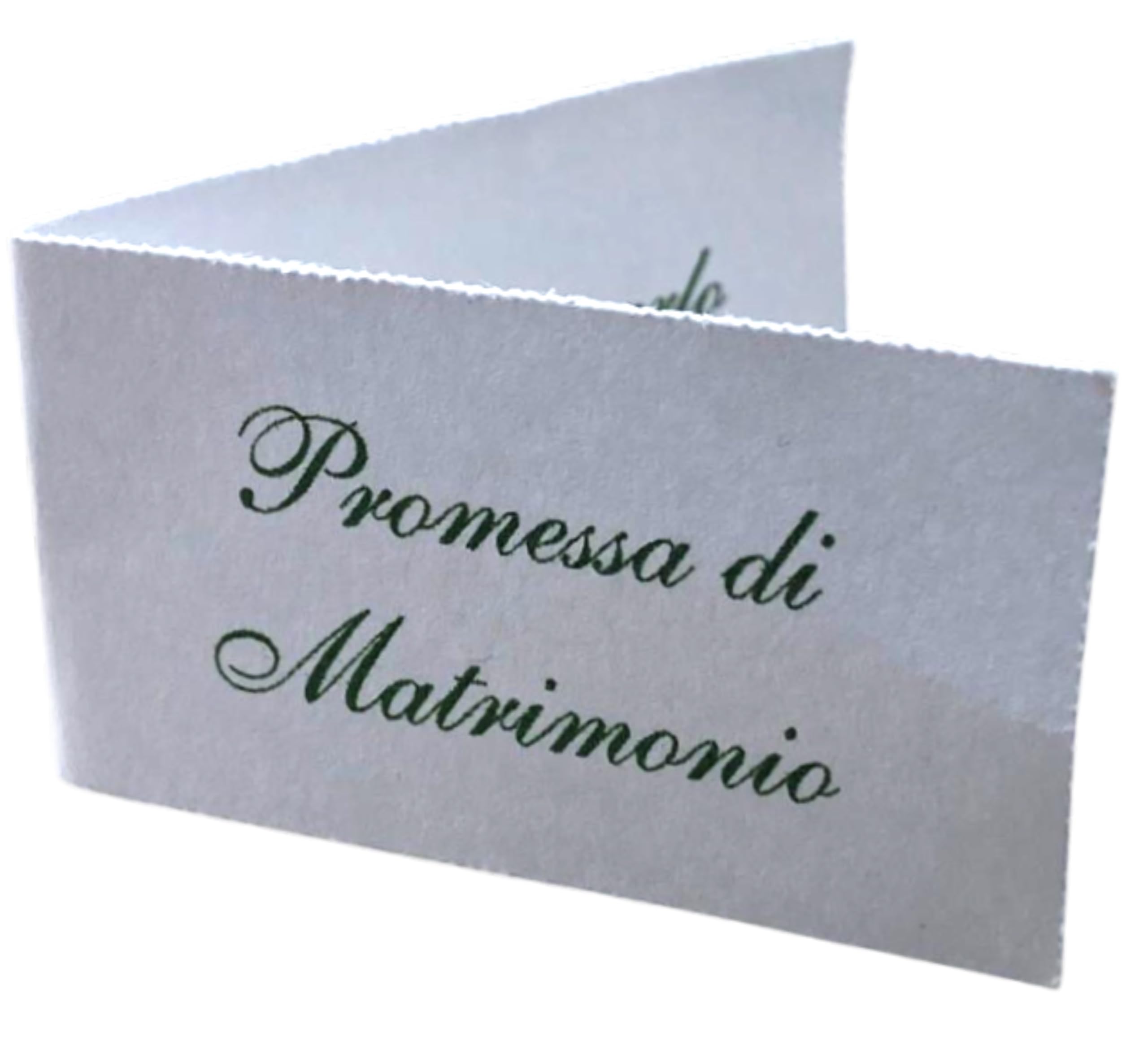 200 Bigliettini Bomboniera Promessa di Matrimonio Stampa Personalizzata a Colori in Omaggio
