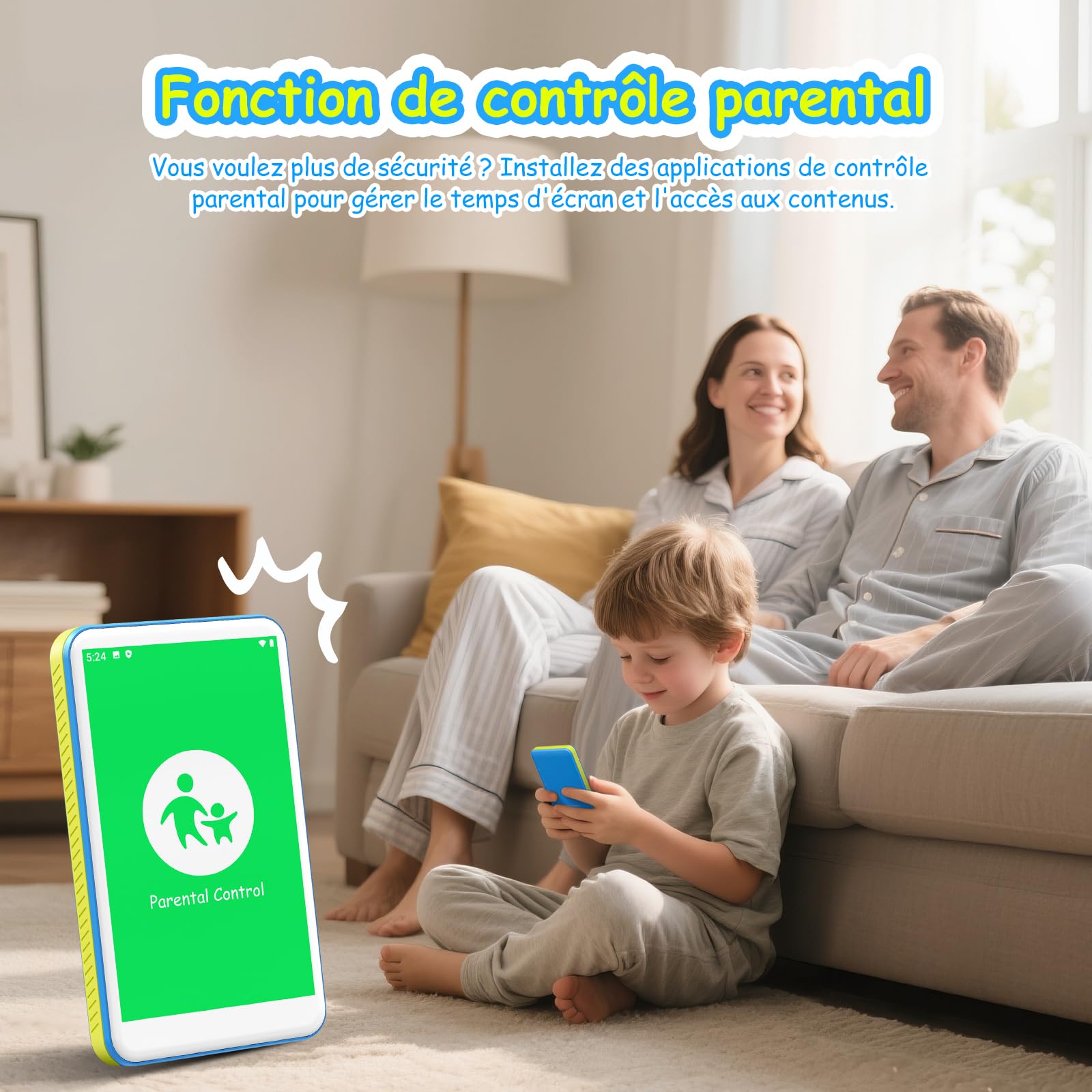 132GB MP3 Players with Bluetooth WiFi, Lecteur de Musique pour Enfants, 2000mAh MP4 Players with 4 Pouces Touchscreen, Android 13 OS Music Players with Spotify, Pandora, Deezer, Audible, Play Store