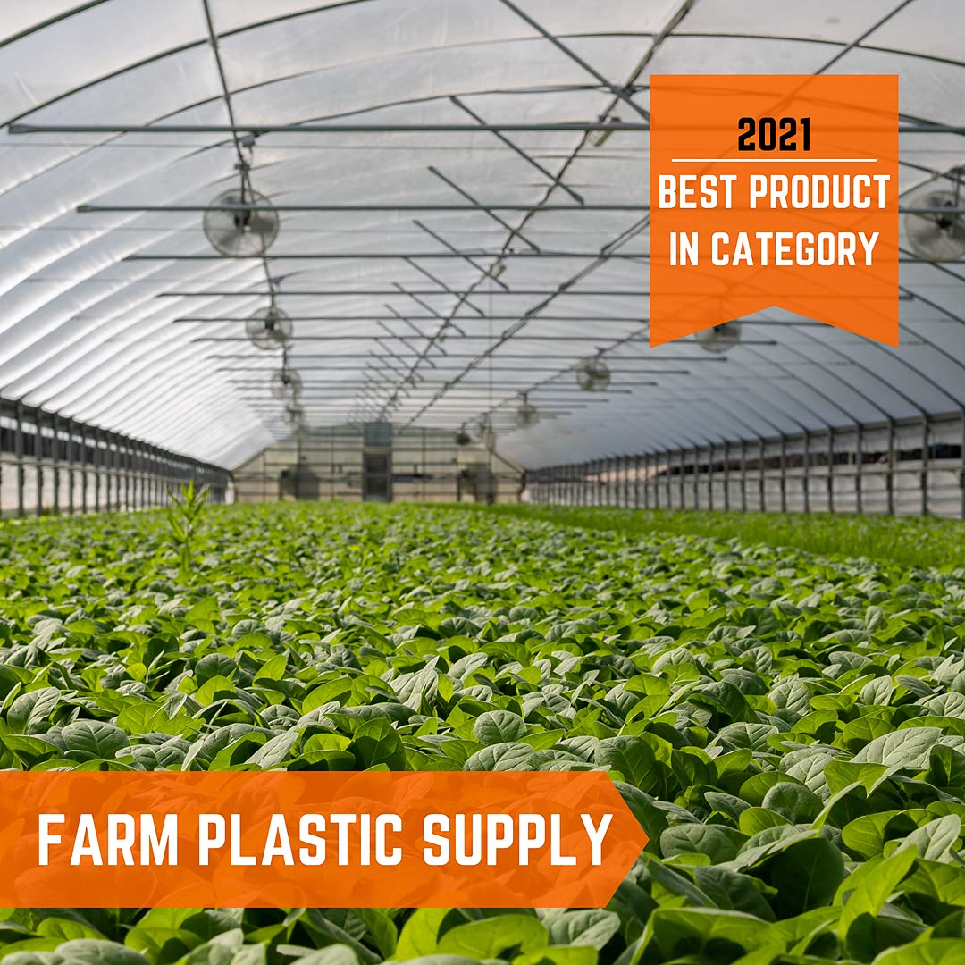 Farm Plastic Supply Clear Greenhouse Plastic Sheeting 6 mil (24