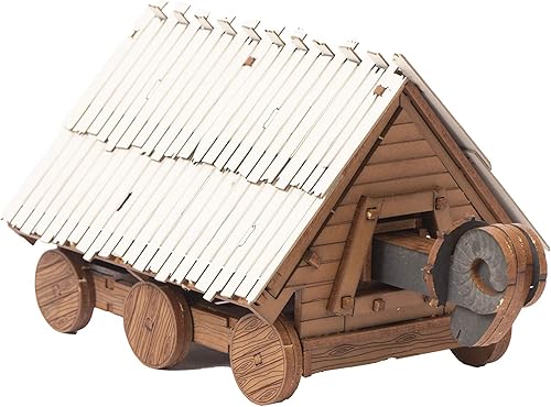 I Built It - Behemoth - Ram de bateo - Rompecabezas de madera 3D - Kit de construcción de modelos mecánicos para adultos y niños, juguete educativo,