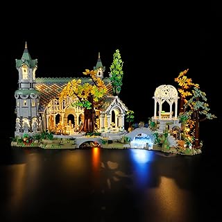 GEAMENT LED Light Kit Compatible with Lego The Lord of The Rings: Rivendell - for Lord of The Rings 10316 Model Set (Model Set Not Included)