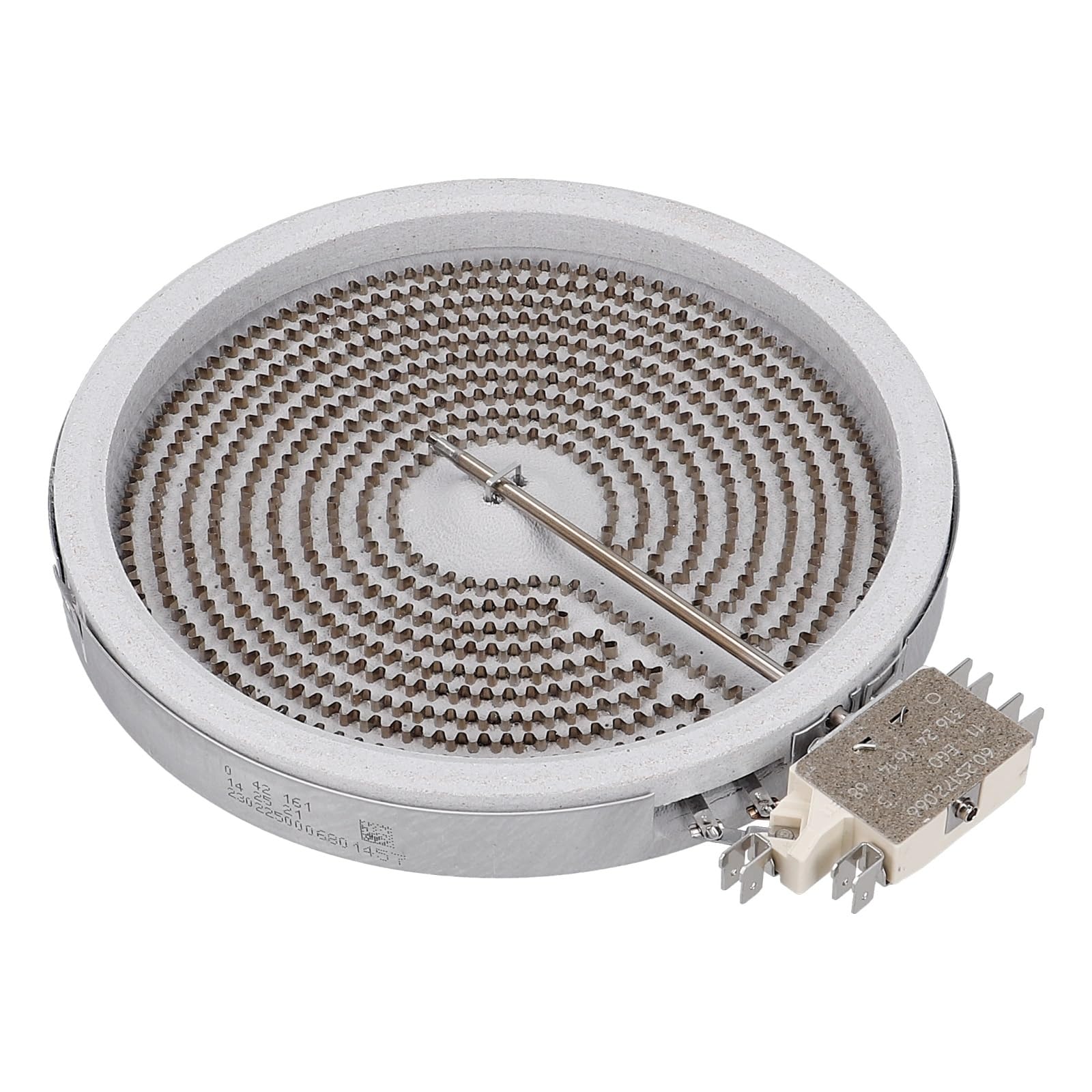 Strahlheizkörper Einkreis Glaskeramikkochfeld 1800W Ø 175mm Ego 1058113032 HiLight-Heizkörper mit Temperaturmelder passend Bosch Siemens 00647881 Constructa Balay Neff Kübbersbusch gb hss hsn