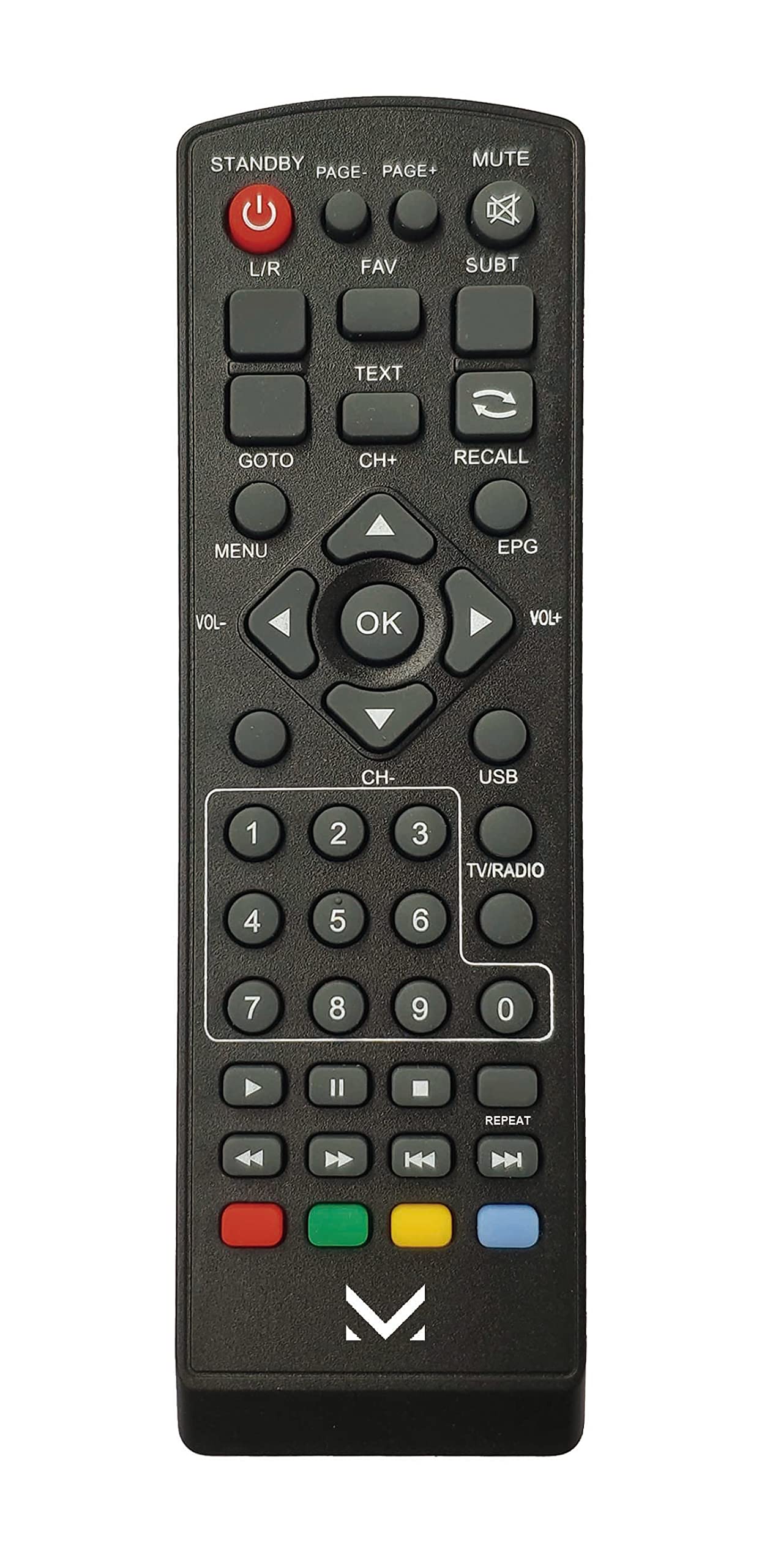 MAJESTIC dec-675 HD décodeur dvb-t2 USB hdmi scart hevc Main 10 avec écran