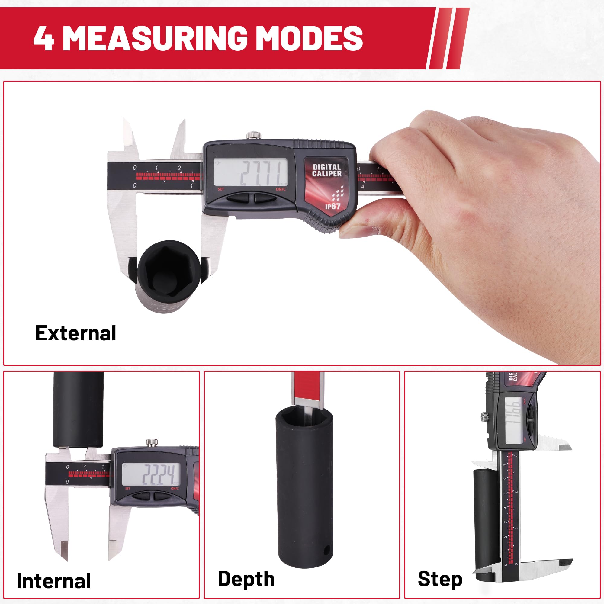 Digital Caliper 0-6" - Precision Measurement Tool -4