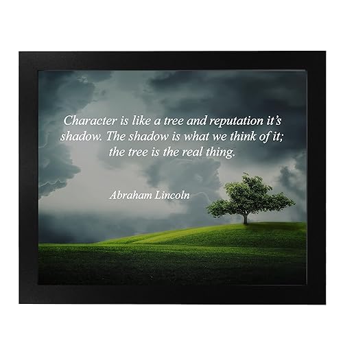 Miniatura 5 de Character Is Like a Tree - Abraham Lincoln Inspirational Wall Decor Print, Patriotic Landscape Motivational Art For Home Decor, Office Decor,