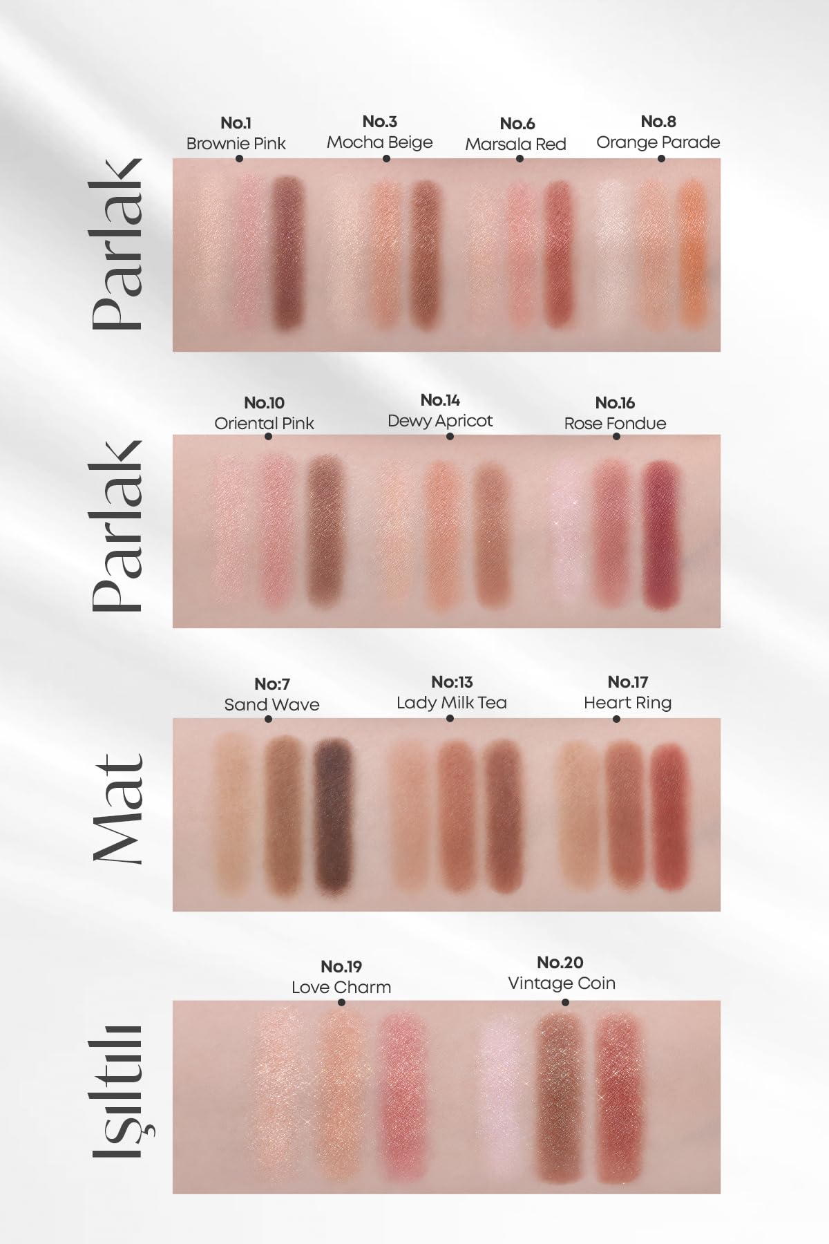 MISSHA Yumuşak Dokulu, Dökülme Yapmayan 3 Renkli Göz Farı Triple Shadow No.6 (MARSALA RED)