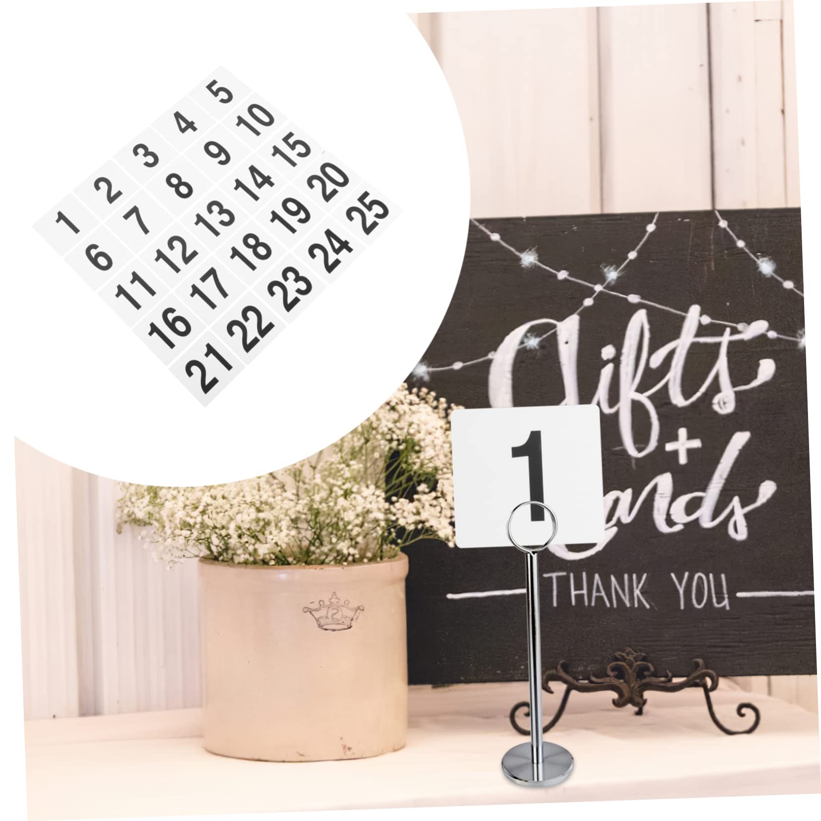 IMIKEYA 75piezas Carteles Para Mesas De Restaurante Señales De Reserva Para Invitados Diseño Elegante y Resistente Para Bodas y Eventos