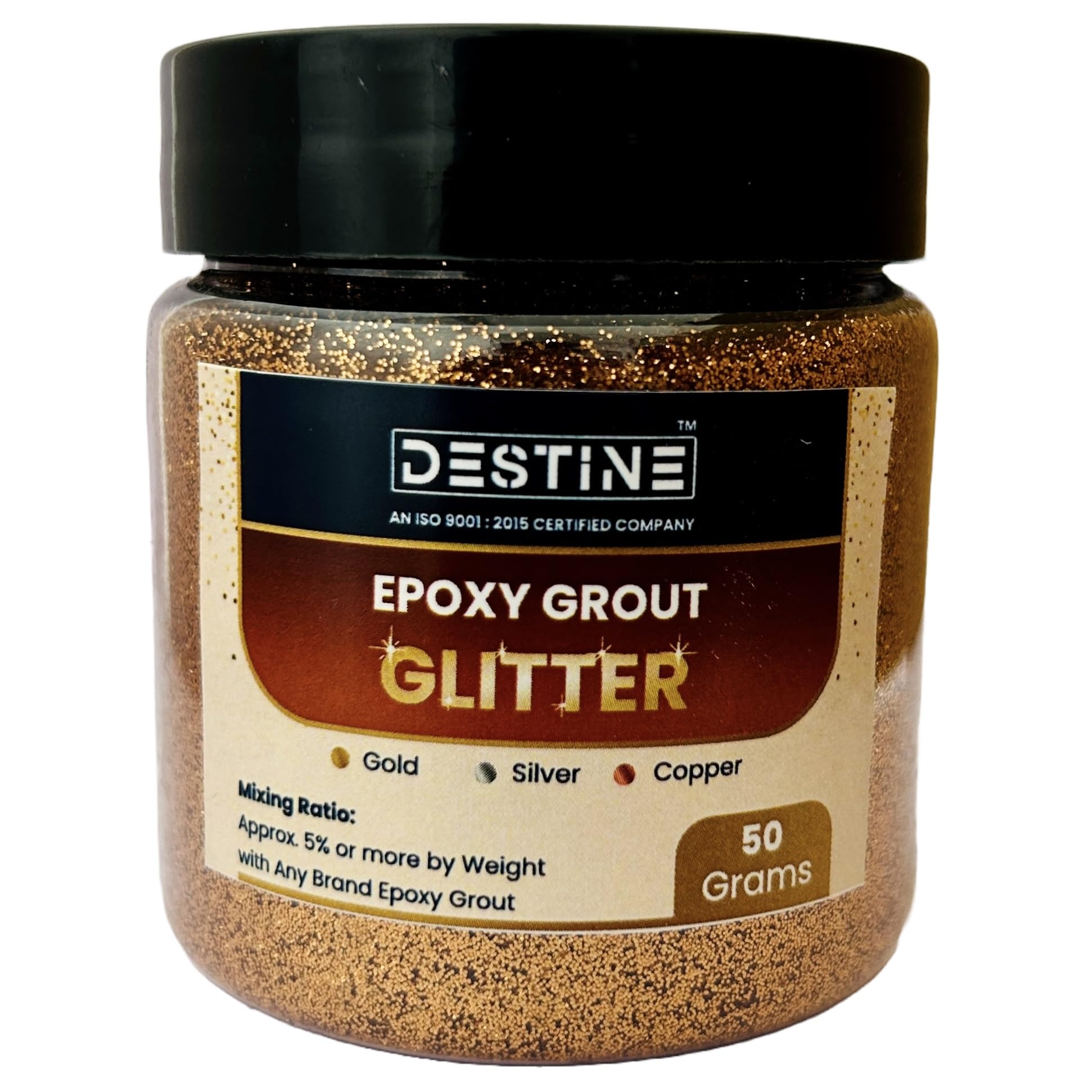 See full amazon price history chart for DESTINE® COPPER GLITTER for Epoxy Grout (MINI PACKS: 50 Gm, 100 Gm, 250 Gm), Mix with Any Brand Epoxy Grout, Sparkle for Epoxy Grout, Jewels for Epoxy Grout, Glitter for Tile & Stone Joint (50 Grams) DESTINE® COPPER GLITTER for Epoxy Grout (MINI PACKS: 50 Gm, 100 Gm, 250 Gm), Mix with Any Brand Epoxy Grout, Sparkle for Epoxy Grout, Jewels for Epoxy Grout, Glitter for Tile & Stone Joint (50 Grams) (B0CDLVRHBL) Amazon Price History, Amazon Price Tracker