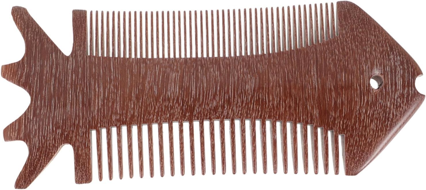 DFrywdgSEY Sandalwood Wooden Comb Comb Hair Teasing Comb Scalp Comb Hair Styling Comb Wood Combs(Red)