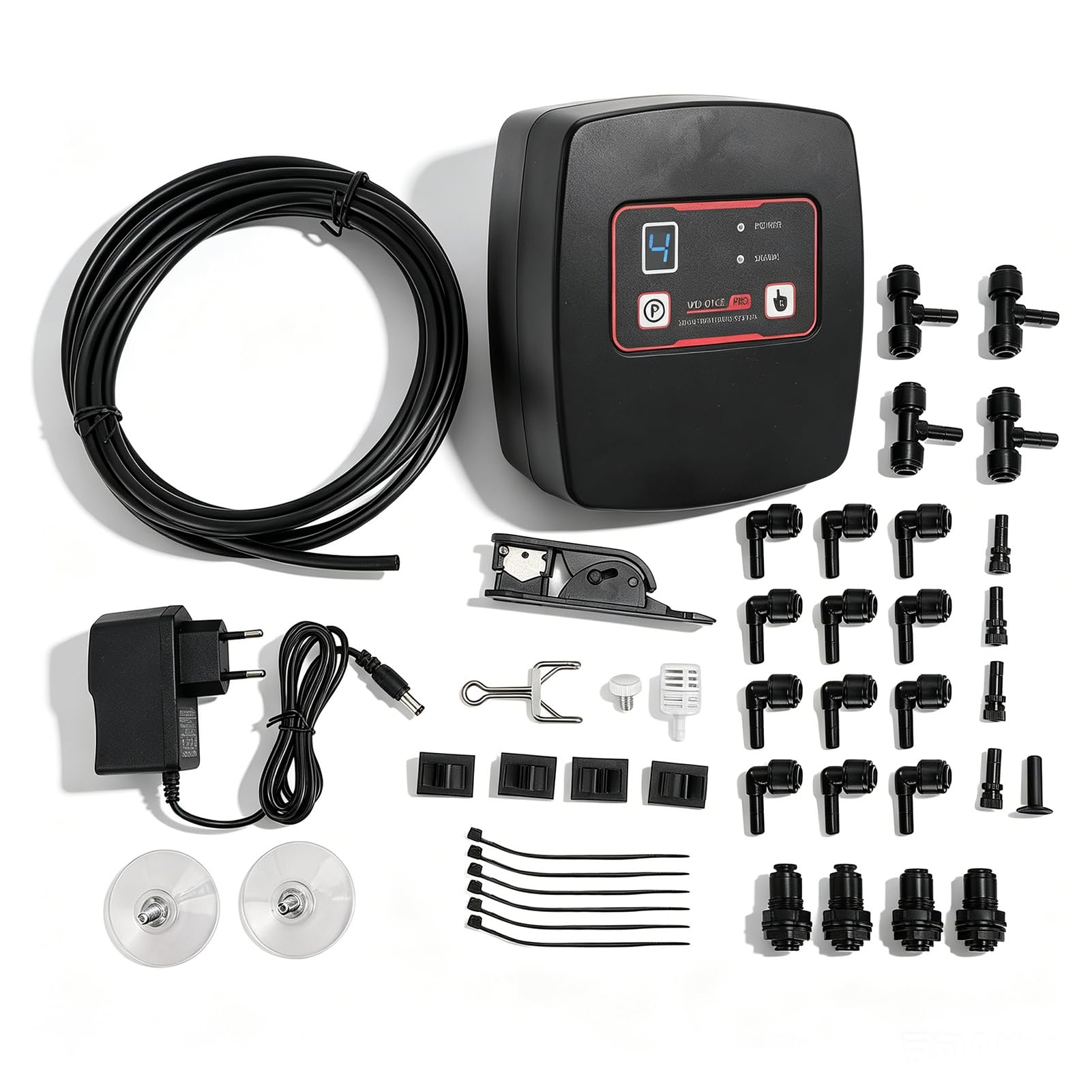 de nebulización para Reptiles, Reptile Mister automático con Temporizador, humidificador de terrarios con boquillas de nebulización, Kit de pulverización para Plantas de