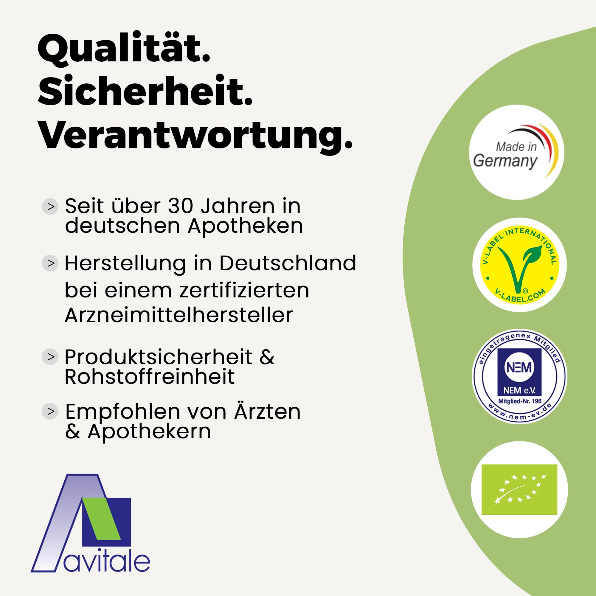 Avitale Bittergurke Kapseln mit standardisiertem Frucht-Extrakt der Bittergurke (Momordica Charantia) u. Vitamin B6 für einen normalen Homocysteinspiegel, 120 Kapseln