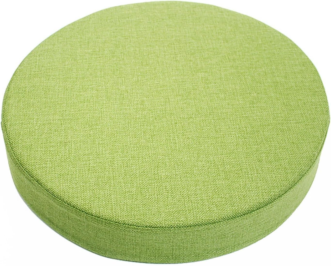 Cuscino rotondo in lino, lavabile, in schiuma ad alta densità, per meditazione, rimovibile, per ufficio, cucina, sedie da giardino