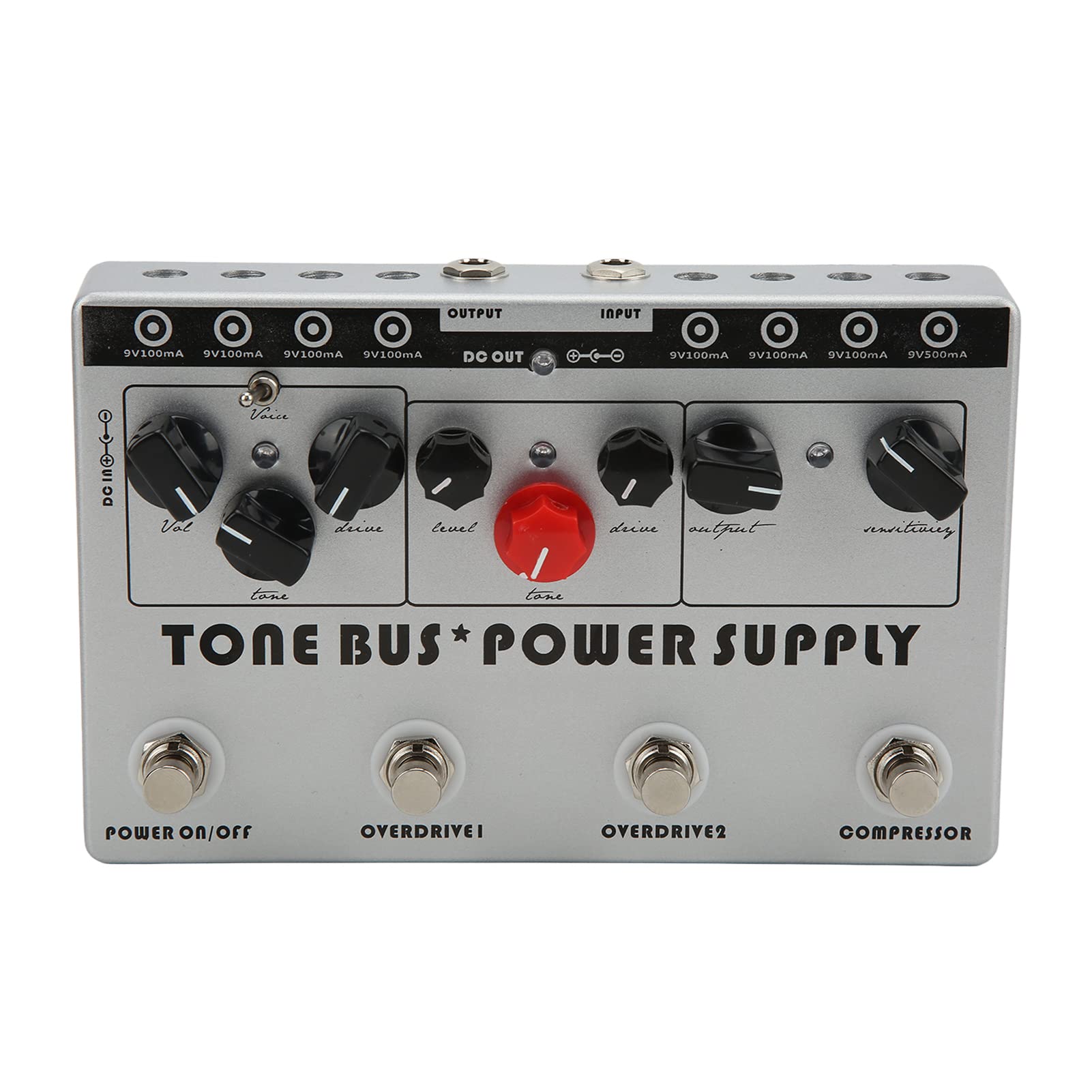 Multi Effect Processor Tone Bus 8 Output Power Supply Guitar Combination Effects Pedal DC, Professional Accessories