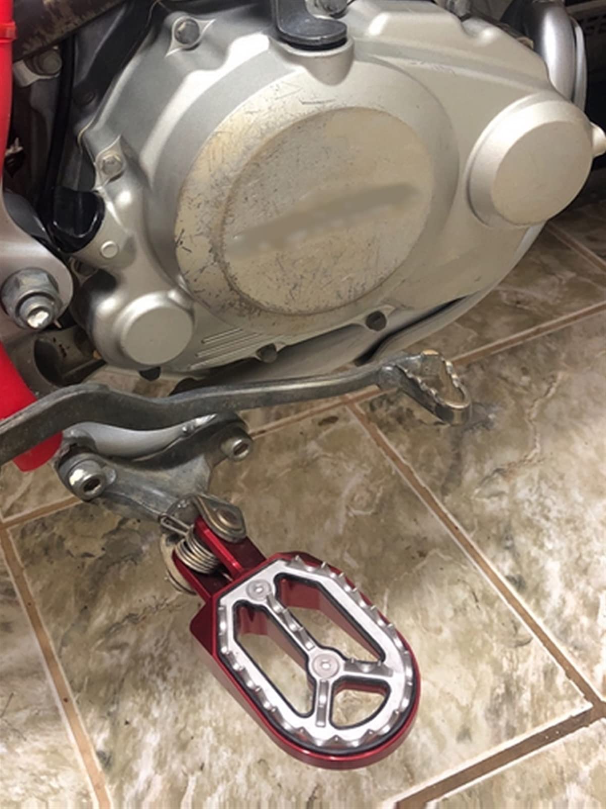Accesorios para clavijas Reposapiés Para Motocicleta, Pedales Para Yamaha YZ250 YZ 250 1998-2020 2019 2018 2017 2016 2015 2014 2013 2012 2011 2010 2009 2008 2007 2006 2005 2004(Nero)