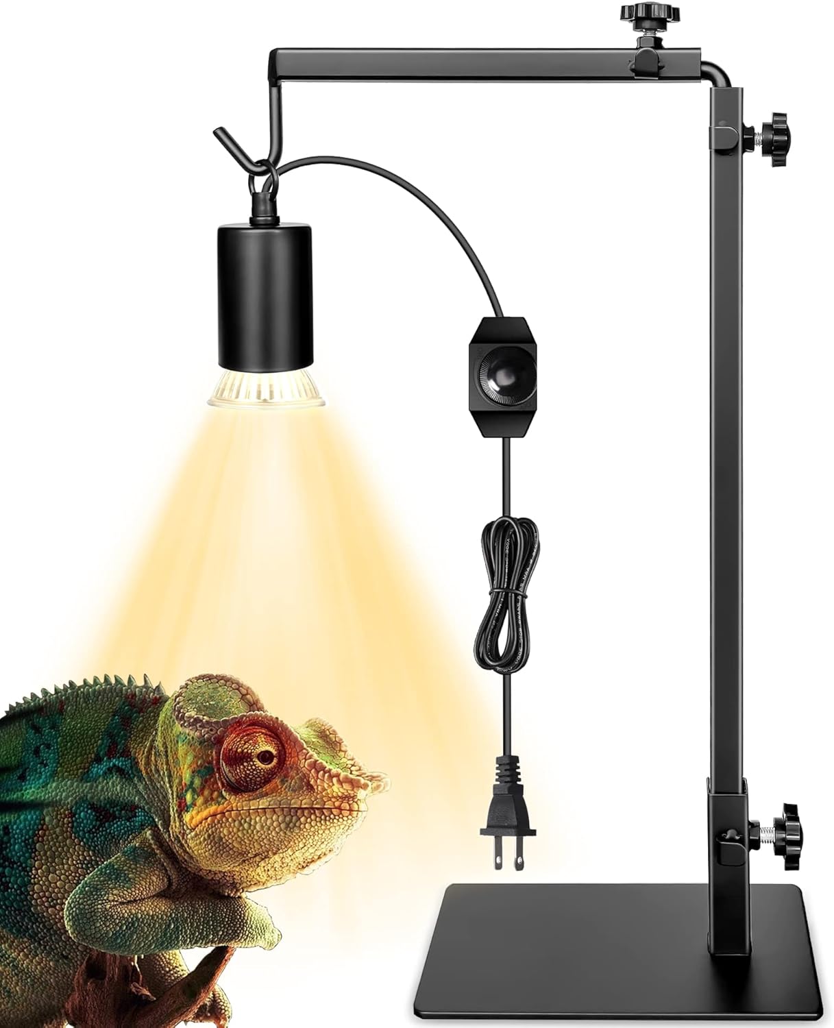 Reptile Heat Lamp with Adjustable Lamp Stand for Reptile