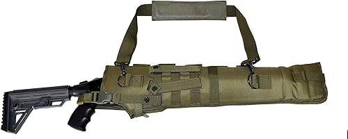 TRINITY - Funda táctica de 25 pulgadas de largo, color verde para Mossberg Shockwave - Pump Action Hunting Tactical Molle Funda acolchada suave para