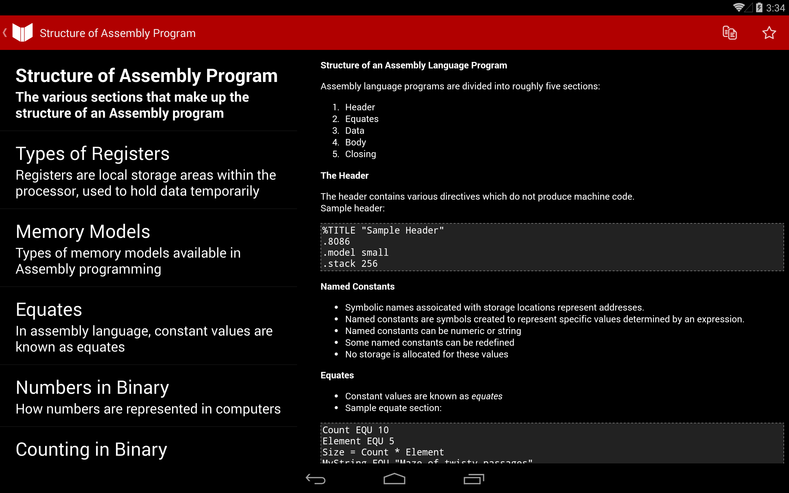 aiuto: Java, C++ & Assembly Reference (AdFree) - App on Amazon Appstore
