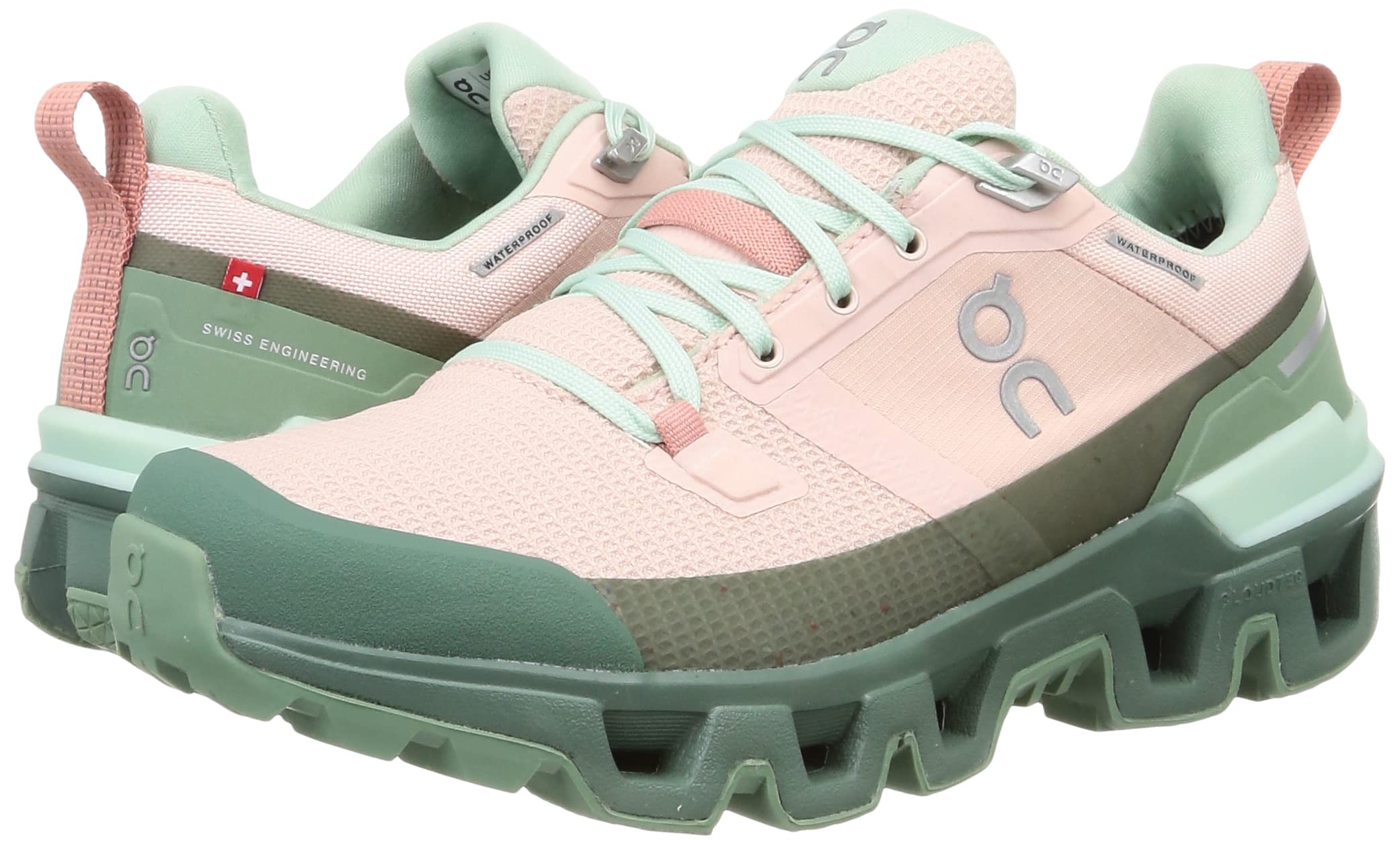On Zapatillas de Running para Mujer, Resistentes al Agua, Color Azul Marino/Desierto, Azul, 38 EU