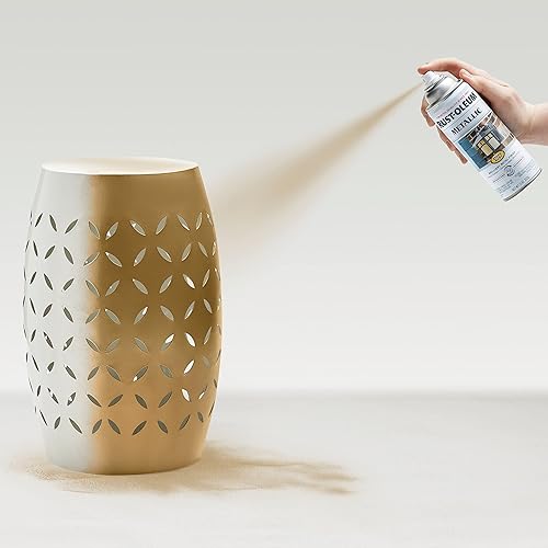 Miniatura 5 de Rust-Oleum 313142-6PK Stops Rust - Pintura antioxidante metálica en espray, 11 onzas, color bronce champán, paquete de 6